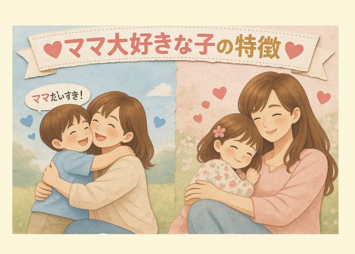 ママのことが大好きな子の特徴とは？男女別に見える「愛情のカタチ」