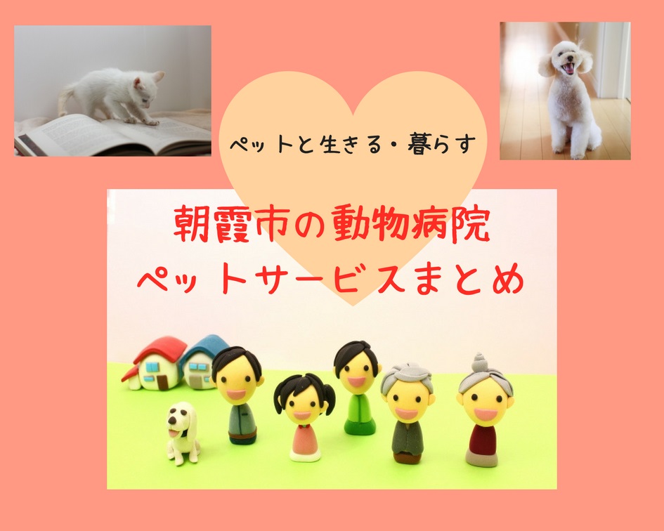 ペットも家族!【朝霞編】ペットとの共生におすすめ・朝霞の動物病院やサービス